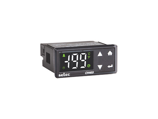 Selec CH403B Cooling Controller, 2 ½ Digit LED Display, Touch keypad