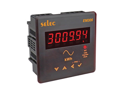 Selec EM306 6 Digit LED Energy meter