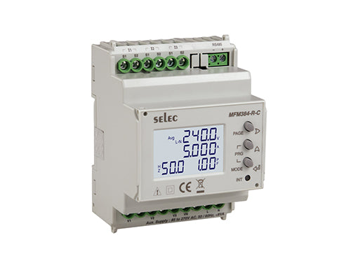 Selec MFM384-R-C Din Rail Multi-function Meter